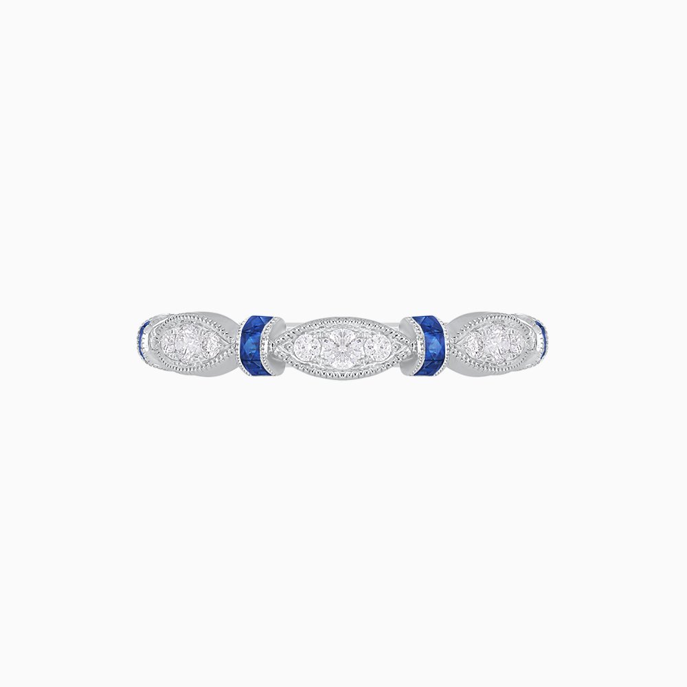 Diamond Half Eternity Band - Shahin Jewelry