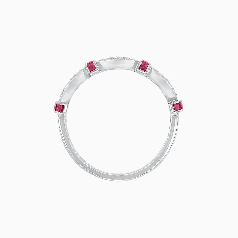 Diamond Half Eternity Band - Shahin Jewelry