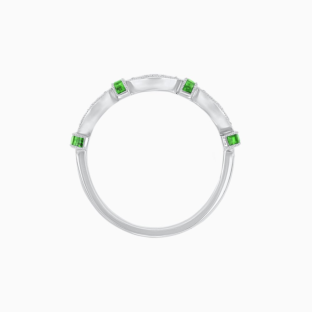 Diamond Half Eternity Band - Shahin Jewelry
