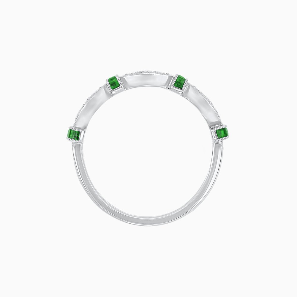 Diamond Half Eternity Band - Shahin Jewelry