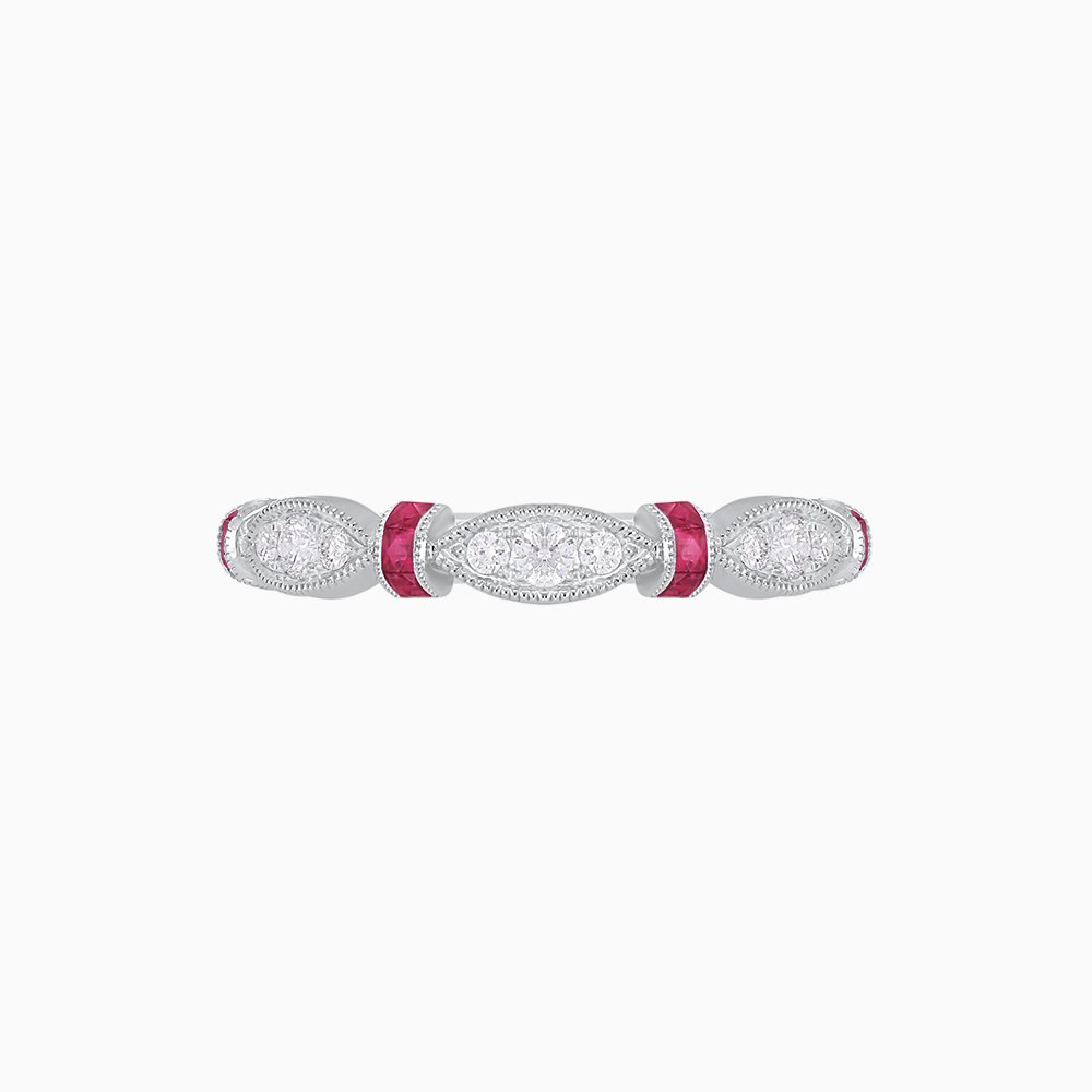Diamond Half Eternity Band - Shahin Jewelry