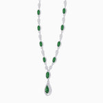Load image into Gallery viewer, Drop Tennis Necklace - Shahin Jewelry