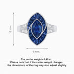 Load image into Gallery viewer, Art Deco Inspired Marquise Diamond Ring