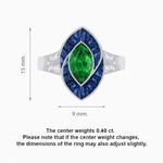 Load image into Gallery viewer, Art Deco Inspired Marquise Diamond Ring