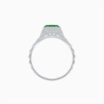 Load image into Gallery viewer, Edwardian Inspired Round Center Filigree Mounting Ring - Shahin Jewelry