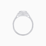 Load image into Gallery viewer, Elegant Heart - Shaped Halo Mounting Ring with Diamond Accents - Shahin Jewelry