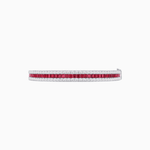 Load image into Gallery viewer, Elegant Three - Row Gemstone Bangle with Diamond Accents - Shahin Jewelry