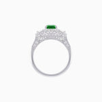 Load image into Gallery viewer, Emerald and Diamond Ring - Shahin Jewelry