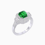 Load image into Gallery viewer, Emerald and Diamond Ring - Shahin Jewelry