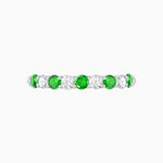 Load image into Gallery viewer, Emerald Brilliance 9-Stone Diamond Band Ring - Shahin Jewelry