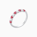 Load image into Gallery viewer, Emerald Brilliance 9-Stone Diamond Band Ring - Shahin Jewelry