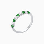 Load image into Gallery viewer, Emerald Brilliance 9-Stone Diamond Band Ring - Shahin Jewelry