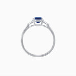 Load image into Gallery viewer, Emerald Cut Three-Stone Art Deco Inspired Engagement Ring - Shahin Jewelry