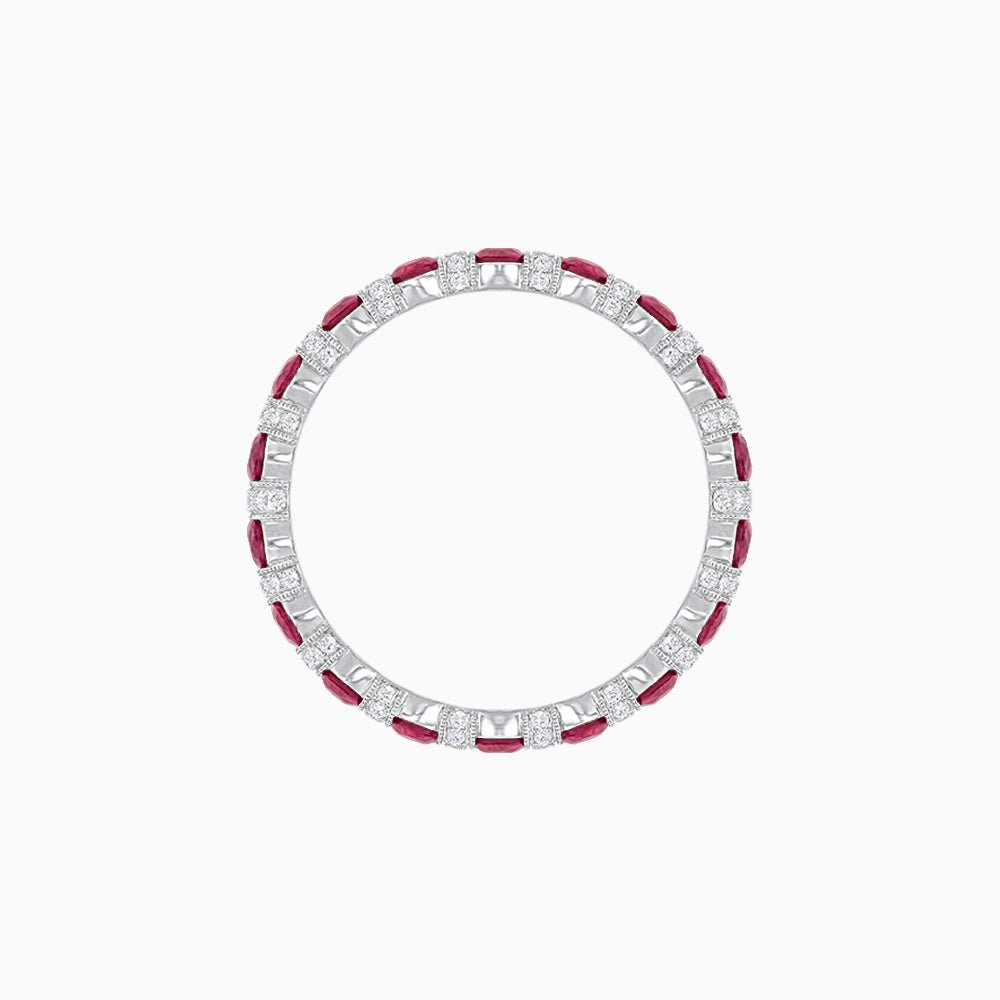 Enchanting Diamond Full Eternity Band - Shahin Jewelry