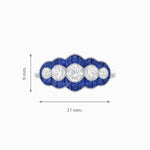 Load image into Gallery viewer, Five Stone Diamond Ring - Shahin Jewelry
