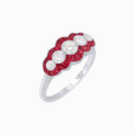 Load image into Gallery viewer, Five Stone Diamond Ring - Shahin Jewelry
