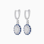 Load image into Gallery viewer, Floral Art Deco Style Dangle Earrings - Shahin Jewelry