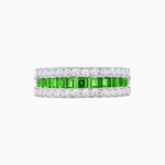 Load image into Gallery viewer, Gemstone and Diamond Band - Shahin Jewelry