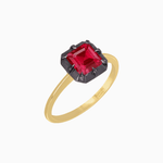 Load image into Gallery viewer, Georgian - Inspired Cushion - Cut Ring Mounting - Shahin Jewelry
