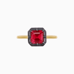 Load image into Gallery viewer, Georgian - Inspired Cushion - Cut Ring Mounting - Shahin Jewelry