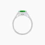 Load image into Gallery viewer, Heart Shape Ring with Baguette Diamond Halo and Diamond Accents - Shahin Jewelry