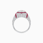 Load image into Gallery viewer, Illusion Setting Vintage Inspired Engagement Ring - Shahin Jewelry