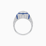 Load image into Gallery viewer, Illusion Setting Vintage Inspired Engagement Ring - Shahin Jewelry