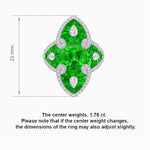 Load image into Gallery viewer, intage - Inspired Statement Mounting Ring with Diamond & Gemstone Accents - Shahin Jewelry