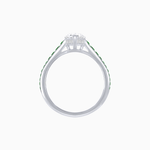 Load image into Gallery viewer, Marquise Center Mounting Engagement Ring with Accent Diamonds - Shahin Jewelry