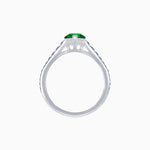 Load image into Gallery viewer, Marquise Center Mounting Engagement Ring with Accent Diamonds - Shahin Jewelry