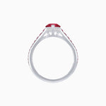Load image into Gallery viewer, Marquise Center Mounting Engagement Ring with Accent Diamonds - Shahin Jewelry