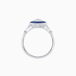 Load image into Gallery viewer, Marquise Cut Center Stone Double Halo Ring Mounting with French Cut Gemstone Accents - Shahin Jewelry