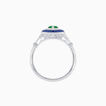 Load image into Gallery viewer, Marquise Cut Center Stone Double Halo Ring Mounting with French Cut Gemstone Accents - Shahin Jewelry