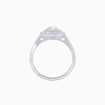 Load image into Gallery viewer, Marquise Diamond Double Halo Ring with Baguette Frame - Shahin Jewelry