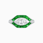 Load image into Gallery viewer, Marquise Shape Art Deco Style - Shahin Jewelry