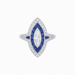 Load image into Gallery viewer, Marquise Shape Art Deco Style - Shahin Jewelry