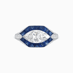 Load image into Gallery viewer, Marquise Shape Art Deco Style - Shahin Jewelry