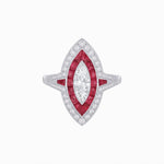 Load image into Gallery viewer, Marquise Shape Art Deco Style - Shahin Jewelry