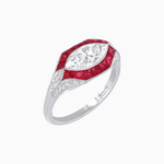 Load image into Gallery viewer, Marquise Shape Art Deco Style - Shahin Jewelry