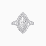 Load image into Gallery viewer, Marquise Shape Art Deco Style - Shahin Jewelry