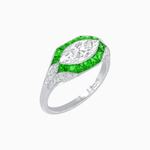 Load image into Gallery viewer, Marquise Shape Art Deco Style - Shahin Jewelry