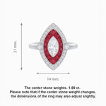 Load image into Gallery viewer, Marquise Shape Art Deco Style Diamond Ring - Shahin Jewelry