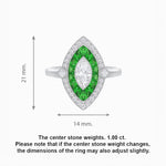 Load image into Gallery viewer, Marquise Shape Art Deco Style Diamond Ring - Shahin Jewelry