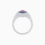 Load image into Gallery viewer, Marquise Shape Art Deco Style with Gemstone - Shahin Jewelry
