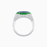 Load image into Gallery viewer, Marquise Shape Art Deco Style With Gemstone - Shahin Jewelry