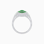 Load image into Gallery viewer, Marquise Shape Art Deco Style with Gemstone - Shahin Jewelry