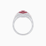 Load image into Gallery viewer, Marquise Shape Art Deco Style with Gemstone - Shahin Jewelry