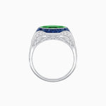 Load image into Gallery viewer, Marquise Shape Art Deco Style With Gemstone - Shahin Jewelry