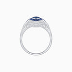 Load image into Gallery viewer, Marquise Shape Art Deco Style with Gemstone - Shahin Jewelry