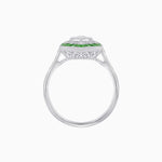 Load image into Gallery viewer, Marquise Shaped Antique Inspired Filigree Illusion Setting Ring - Shahin Jewelry